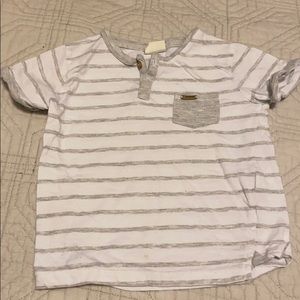 Zara gray stripe shirt